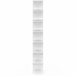 Étagère murale suspendue double position blanche 190 cm*IDMarket Discount