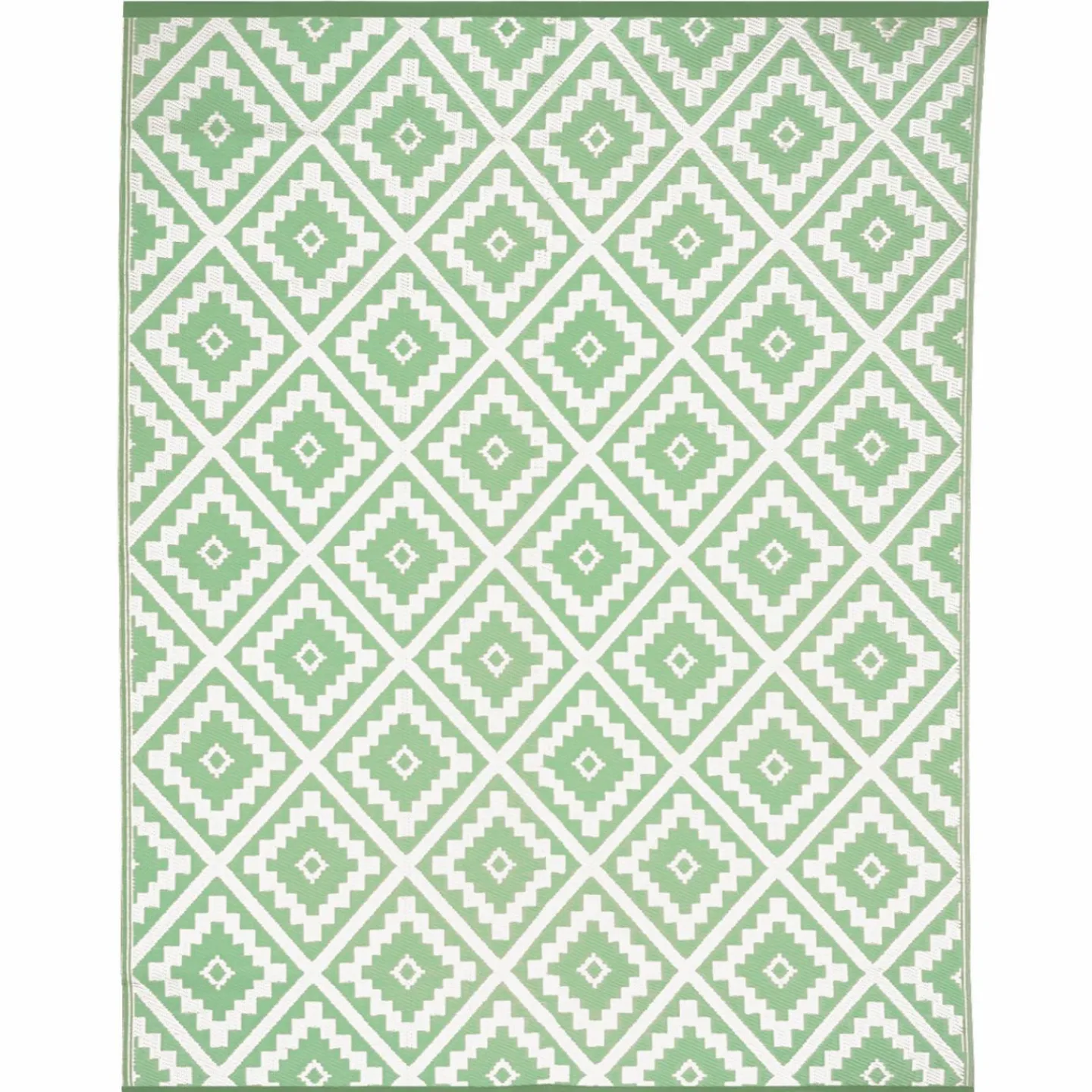 Tapis vert sauge pour terrasse et extérieur*IDMarket Discount