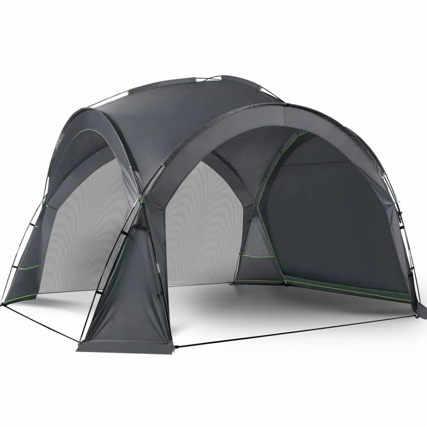 Tente dôme LED gris anthracite*IDMarket Discount