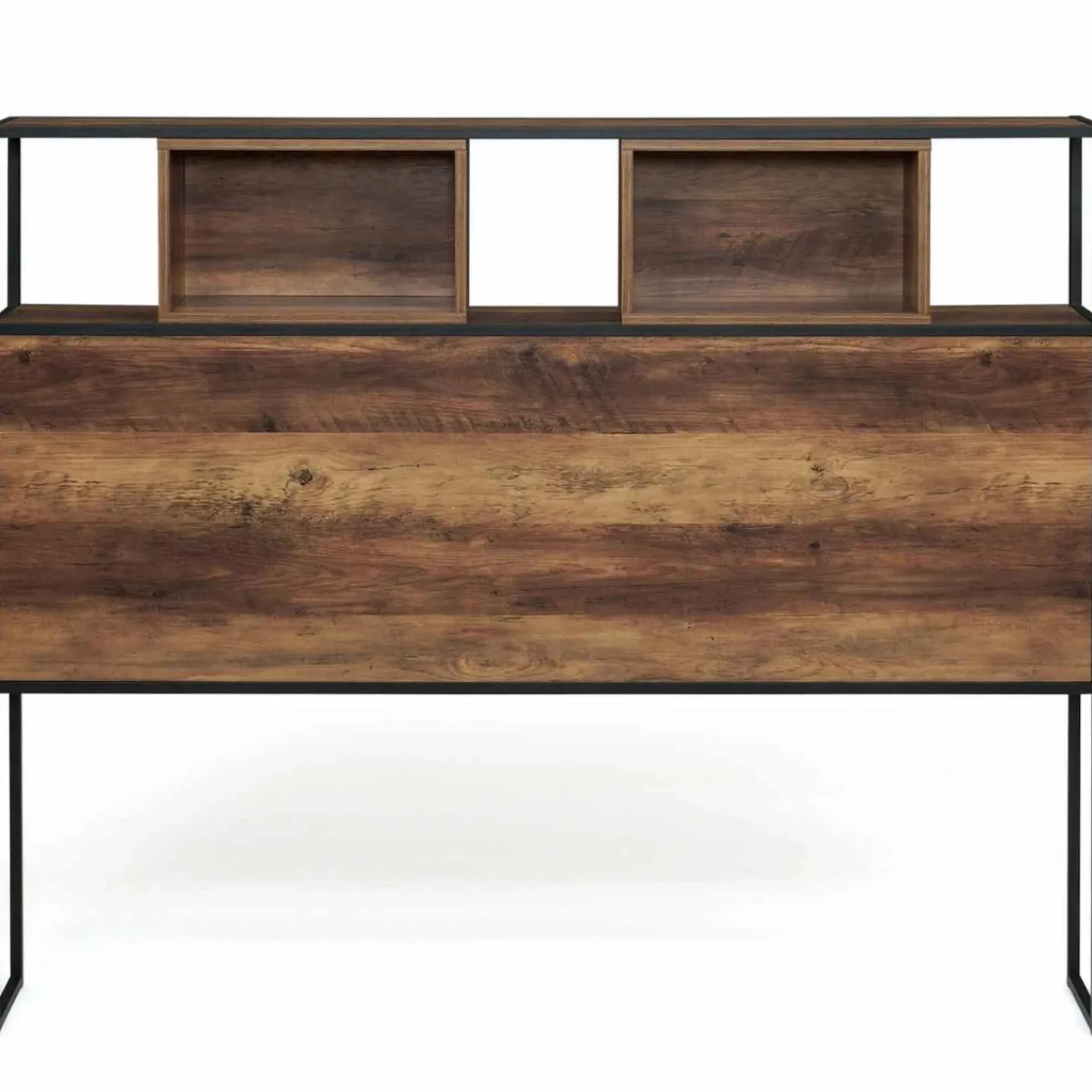 Tête de lit bois foncé industrielle 145 cm*IDMarket Discount