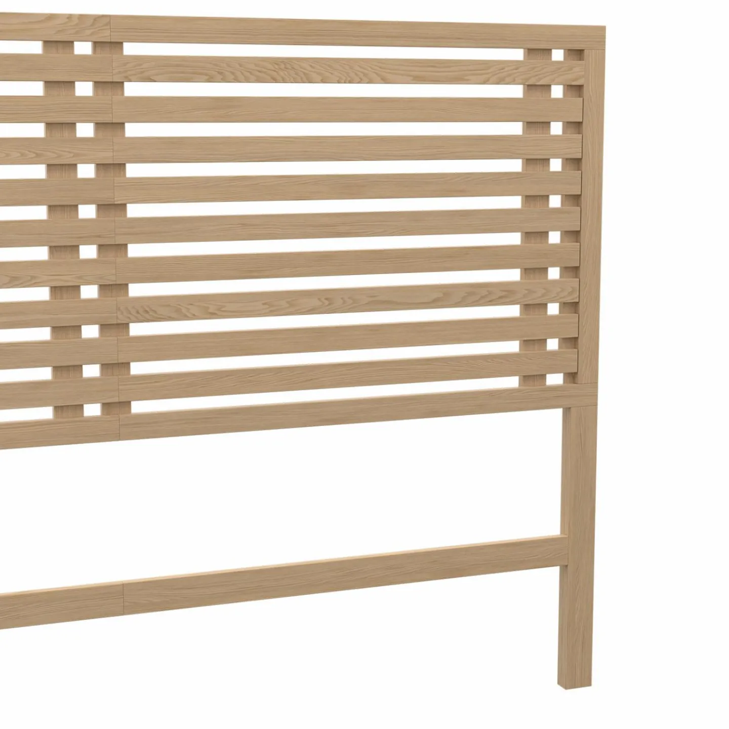 Tête de lit en lattes coloris bois clair 160 cm*IDMarket Best